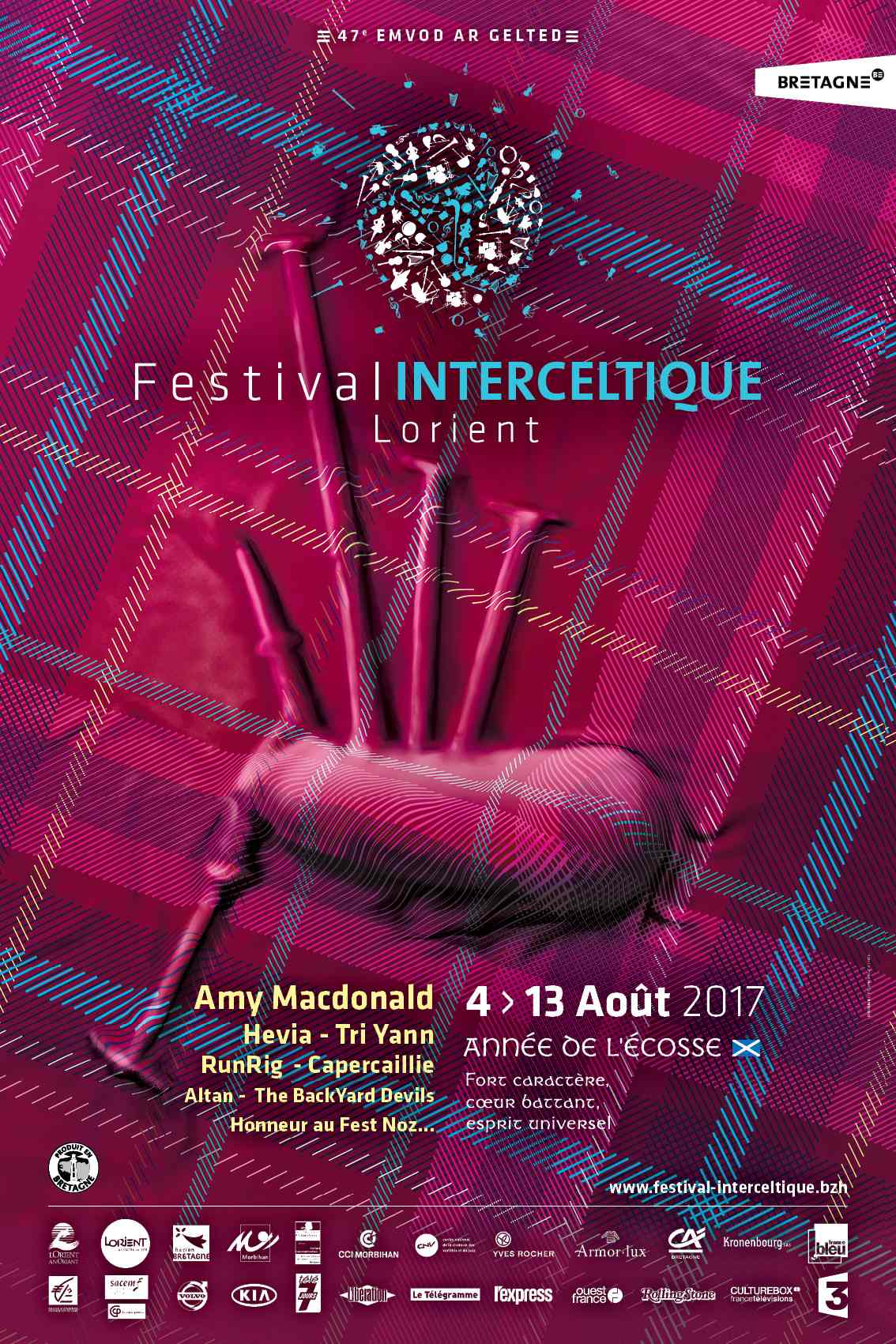 Vivez le Festival Interceltique de Lorient, du 4 au 13 août 2017, à Lorient (56)