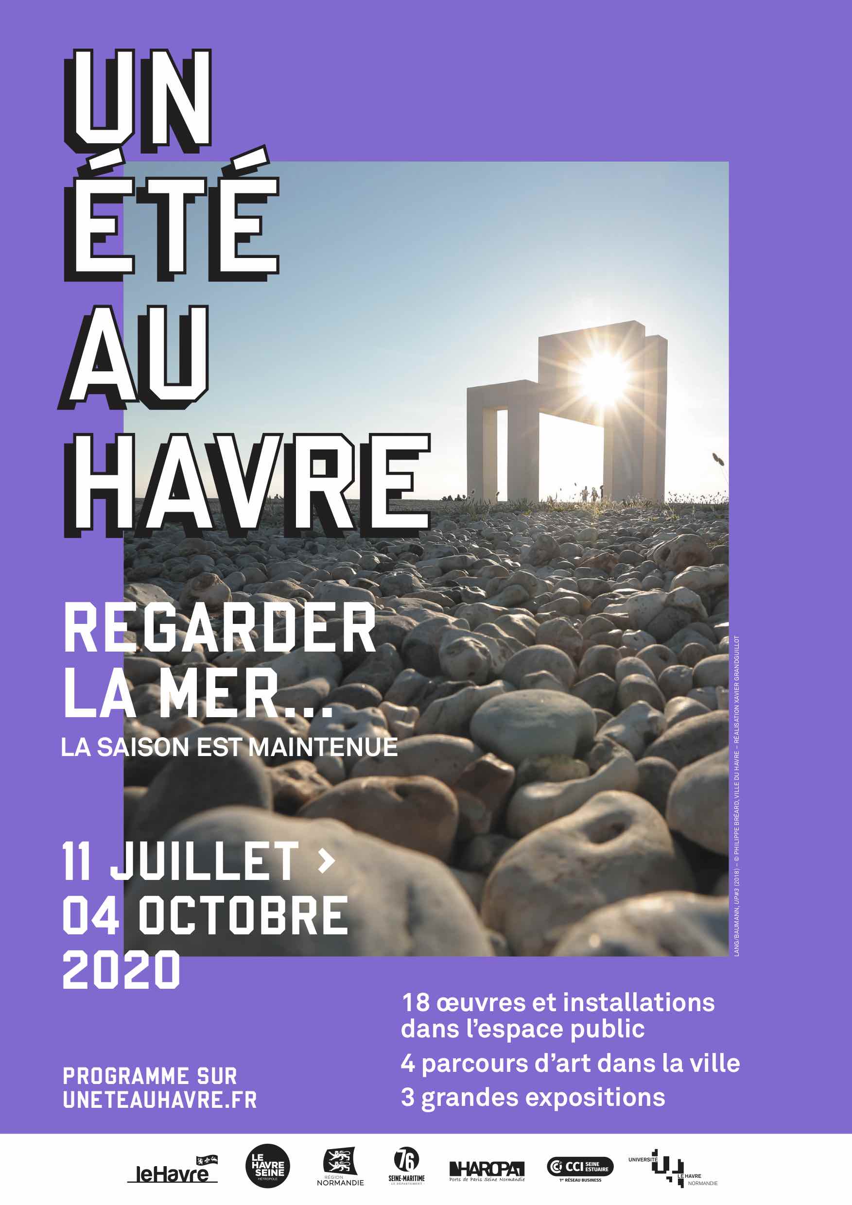Participez à "Un été au Havre", rendez-vous de l'art contemporain, du 11 juillet au 4 octobre 2020, au Havre (76)