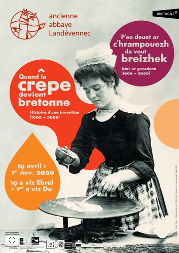 Visitez l'exposition "Quand la crêpe devient bretonne", jusqu'au 1er novembre 2020, au Musée de l'ancienne abbaye de Landévennec (29)