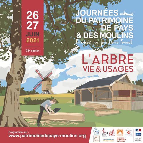 Participez aux Journées du Patrimoine de Pays et des Moulins, les 26 & 27 juin 2021