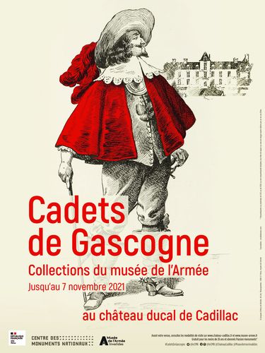 Découvrez l'exposition "Cadets de Gascogne" du 4 juin au 7 novembre 2021 au Château ducal de Cadillac (33)